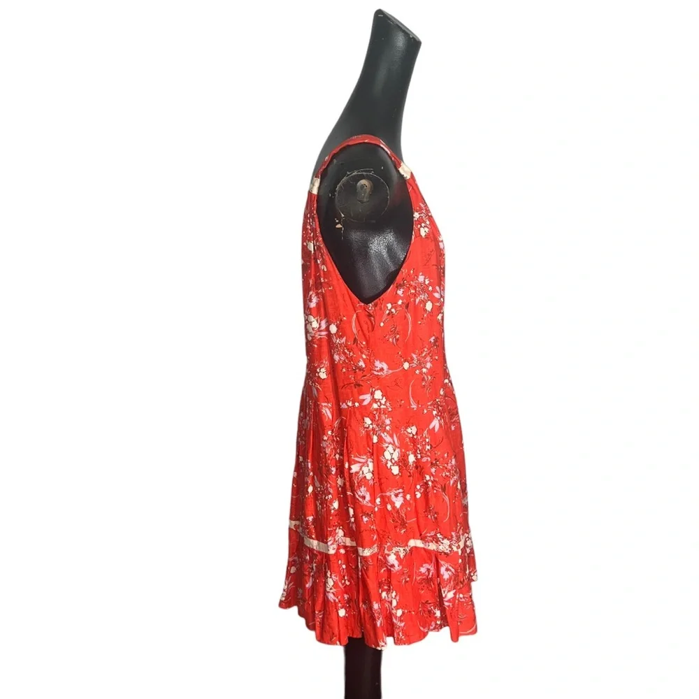 NWT Free People All Mine mini dress in red - Picture 9 of 16